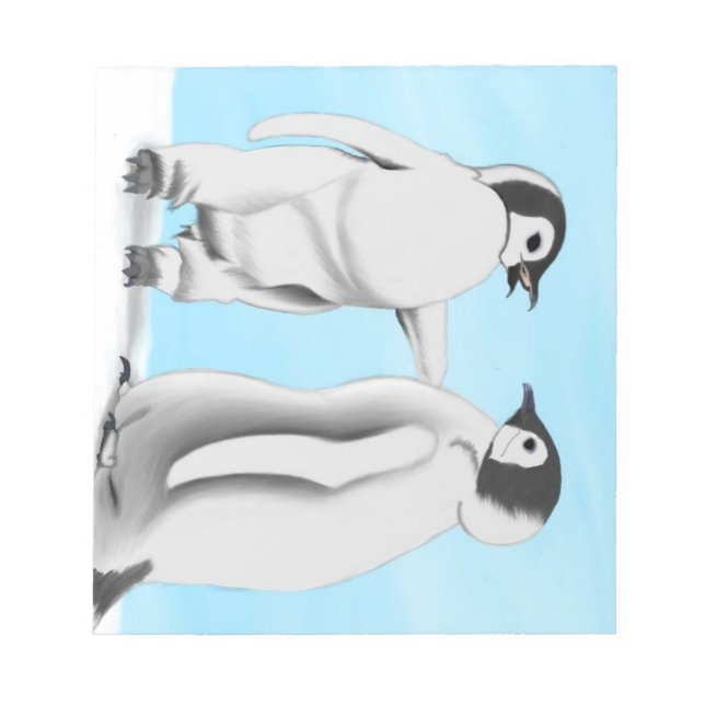 Cool Cosy Penguins Notepad (Front)