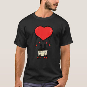 Cool Couple Heart Valentine's Day  Romantic T-Shirt