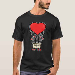 Cool Couple Heart Valentine's Day  Romantic T-Shirt