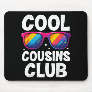 Cool Cousins Club Family Matching Funny Cousin Squ Mouse Mat