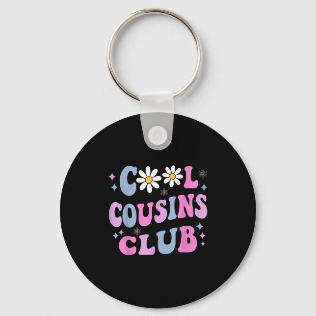 Cool Cousins Club Shirt Boy Girl Cousin Crew Match Key Ring (Front)
