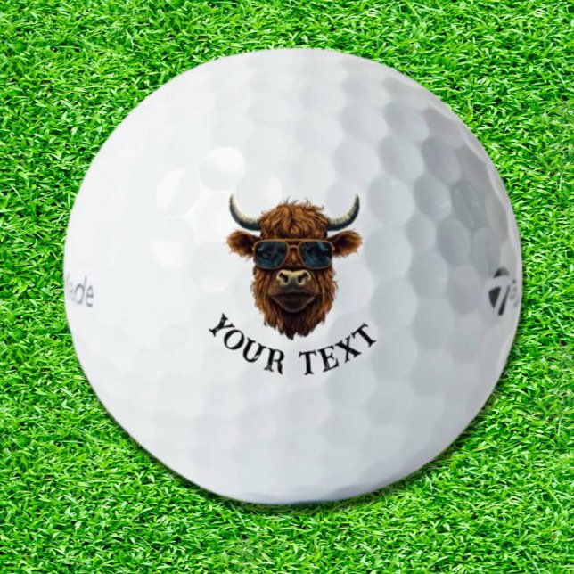 Cool Cow Adorable Father's Day Surprise! Golf Balls (Tee off with a Moo-velous Surprise!)