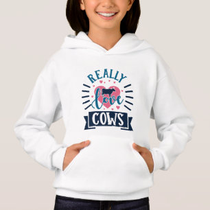 cool cow lovers word art
