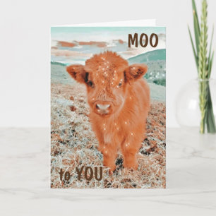 COOL COW SAY MOO TO YOU *10th BIRTHDAY* Card
