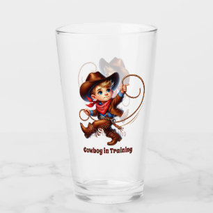 Cool Cowboy training add text Glass