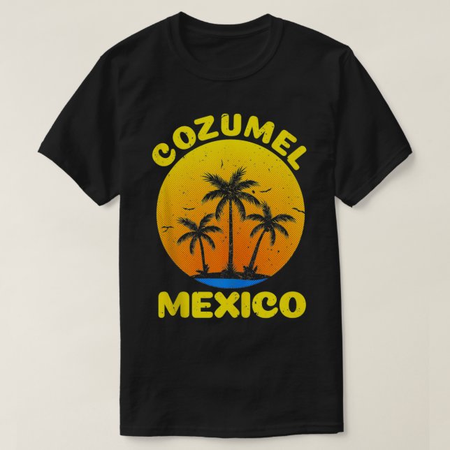 Cool Cozumel Design For Men Women Cozumel Mexico B T-Shirt (Design Front)