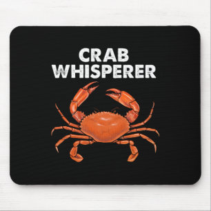 Cool Crab Whisperer Art For Men Women Crabbing Cra Mouse Mat