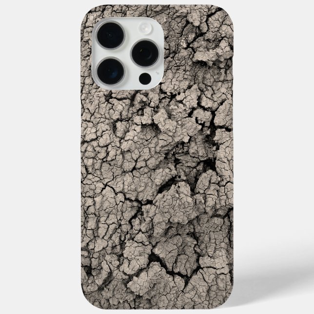 Cool Cracked Earth Dirt Texture Case-Mate iPhone Case (Back)