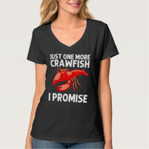 Cool Crawfish Art For Men Women Lobster Crawdad Bo T-Shirt