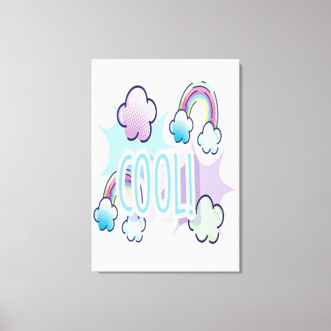 Cool Creative Art Canvas Print (Front)