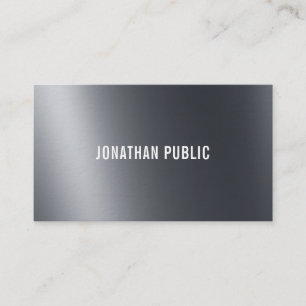 Cool Creative Light And Shadow Black Elegant Plain Business Card