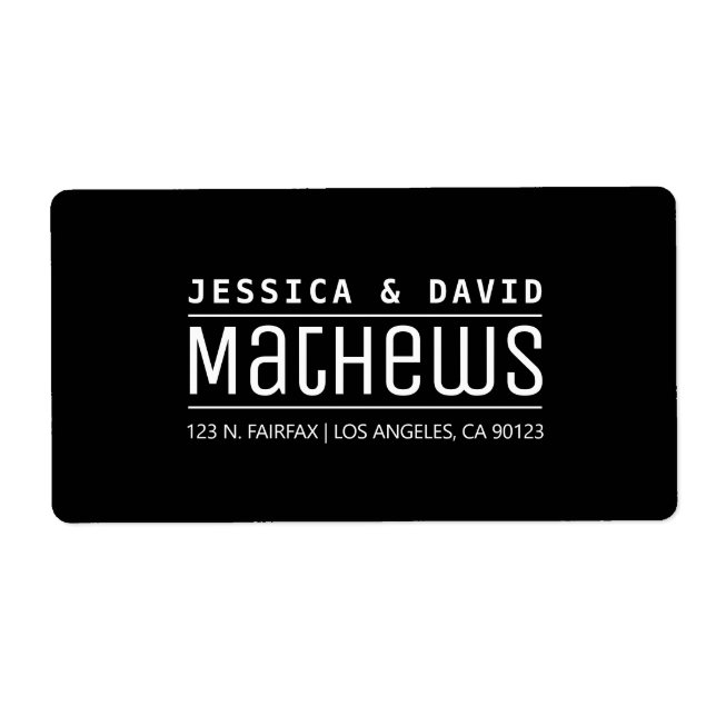 Cool Creative Looking Black & White (Front)