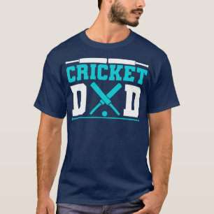 Cool Cricket Dad For Cricket Sports Lover T-Shirt