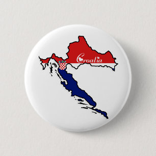 Cool Croatia 6 Cm Round Badge
