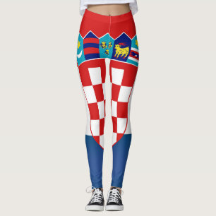 Cool Croatia Flag Fashion Leggings