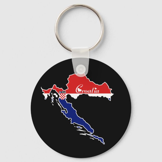 Cool Croatia Key Ring (Front)