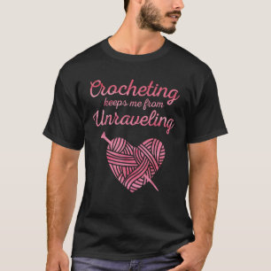 Cool Crochet Lover Design for Men Women Crocheting T-Shirt