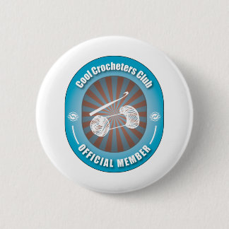 Cool Crocheters Club 6 Cm Round Badge