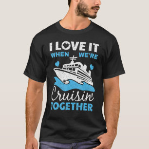 Cool Cruise Men Women Cruise Ship Couple Family Va T-Shirt