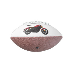 Cool cruiser style motorcycle american football