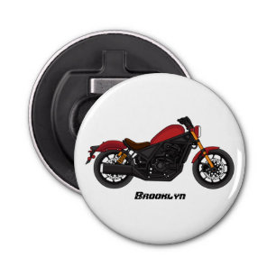 Cool cruiser style motorcycle bottle opener