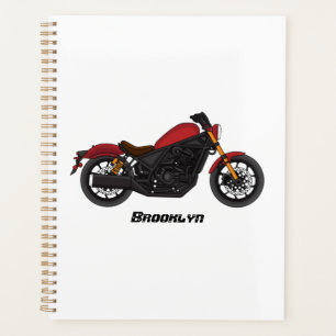 Cool cruiser style motorcycle planner