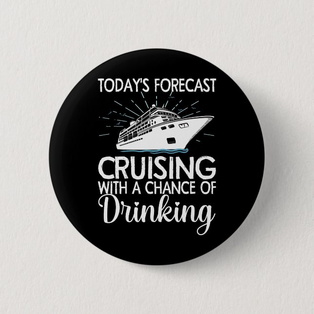 Cool Cruising For Men Women Family Cruise Vacation 6 Cm Round Badge (Front)