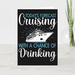Cool Cruising For Men Women Family Cruise Vacation Card