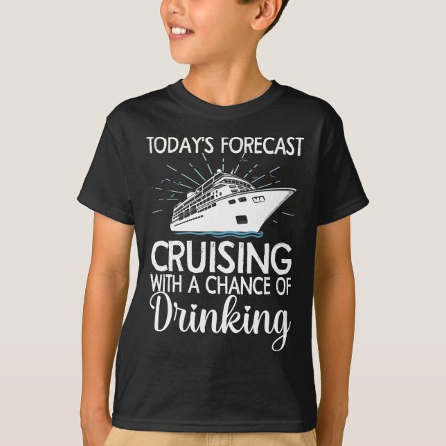 Cool Cruising For Men Women Family Cruise Vacation T-Shirt (Front)