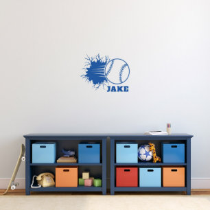 Cool Crushing Baseball Small Sports Wall Decal