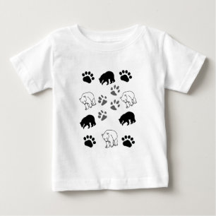 Cool Cub Toddler Shirt   Polar Bear & Paws Graphic