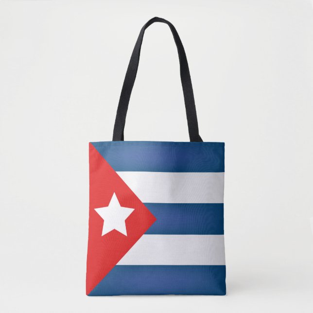 Cool Cuba Flag Fashion Tote Bag (Front)