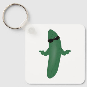 Cool Cucumber Key Ring