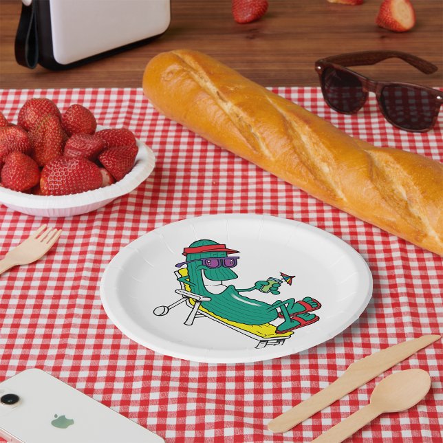 Cool Cucumber Paper Plate (Creator Uploaded)