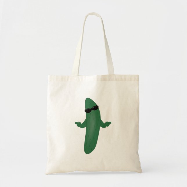 Cool Cucumber Tote Bag (Front)