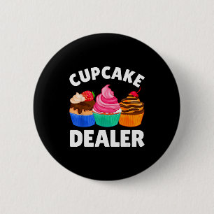 Cool Cupcake Costume For Men Women Baking Cupcake 6 Cm Round Badge