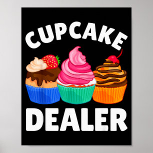 Cool Cupcake Costume For Men Women Baking Cupcake  Poster