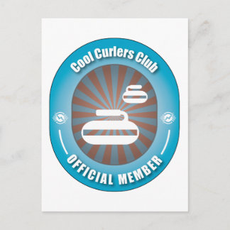 Cool Curlers Club Postcard