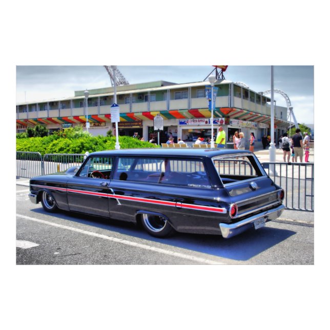 Cool Custom Station Wagon Photo Print (Front)