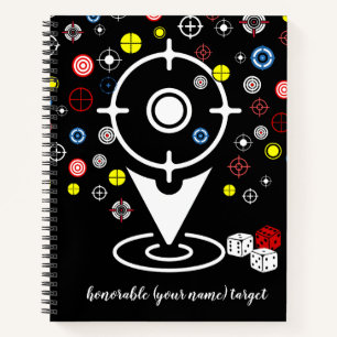 Cool custom target notbook journal college student