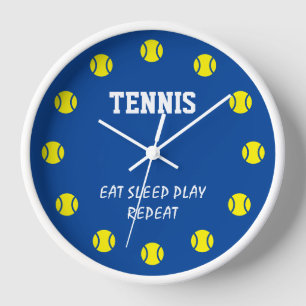 Cool custom tennis ball dial sports wall clock