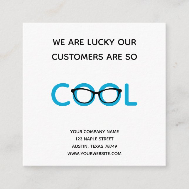 Cool Customers Business Card (Front)