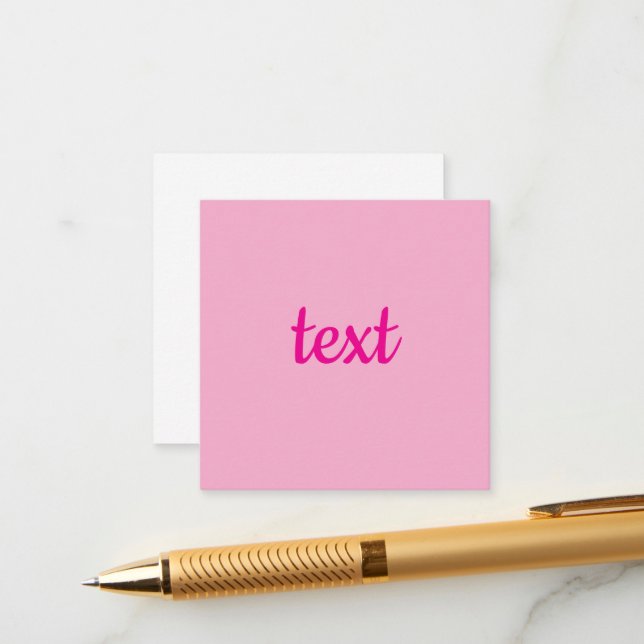 Cool Customisable Text Enclosure Card (Front/Back In Situ)