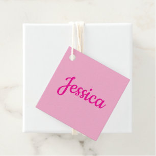 Cool Customisable Text Favour Tags