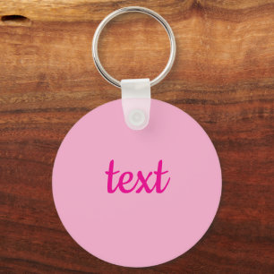 Cool Customisable Text Key Ring