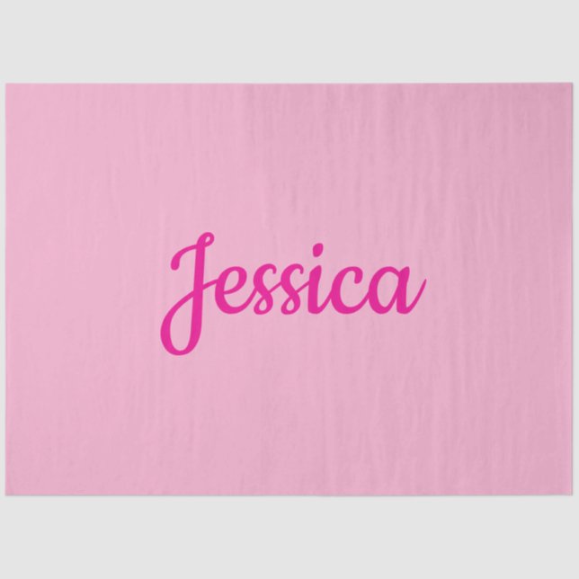 Cool Customisable Text Tissue Paper (Front)