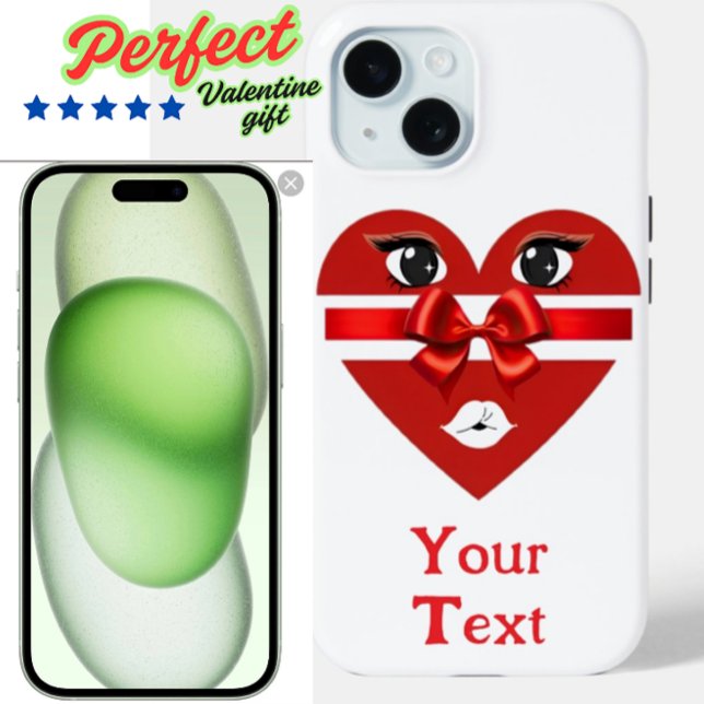 Cool & Customisable Valentine's Day Heart Design  Case-Mate iPhone Case (Creator Uploaded)