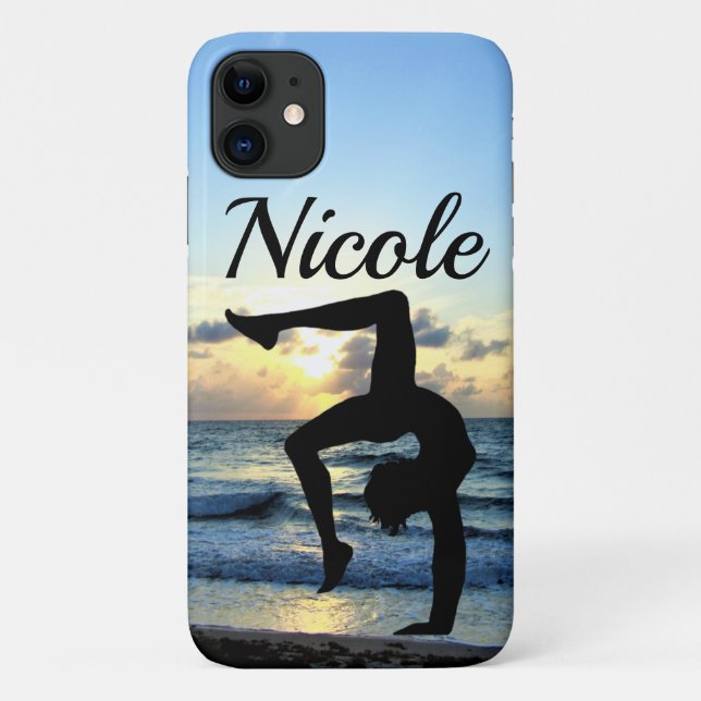 COOL CUSTOMIZED GYMNASTICS Case-Mate iPhone CASE (Back)