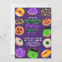 Cool Cute Glitter Confetti Doughnuts Halloween Par