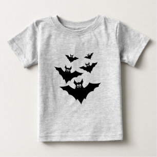 Cool cute Halloween bats Baby Shirt